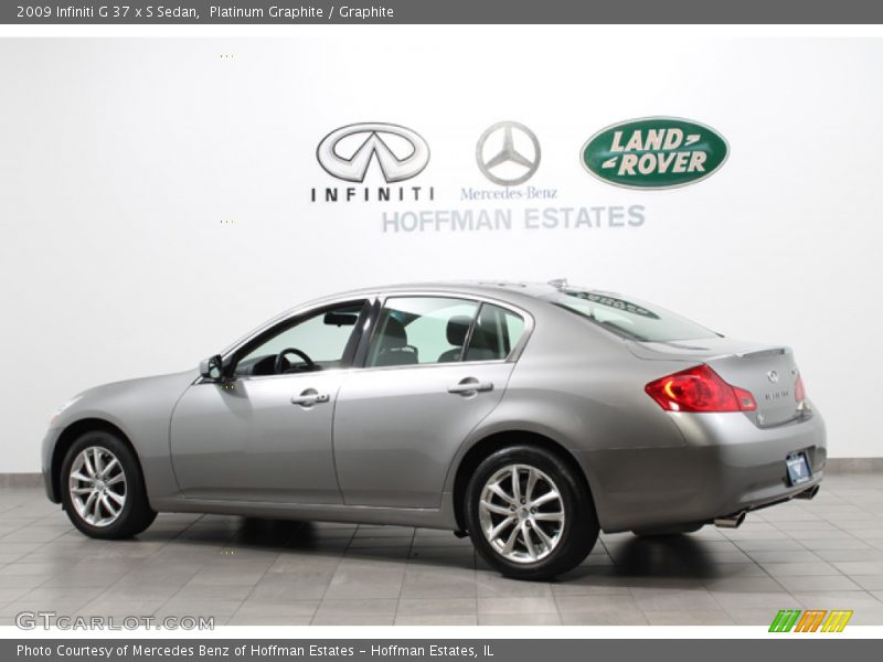 Platinum Graphite / Graphite 2009 Infiniti G 37 x S Sedan