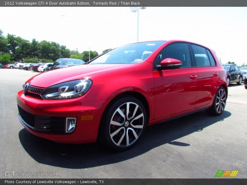 Tornado Red / Titan Black 2012 Volkswagen GTI 4 Door Autobahn Edition