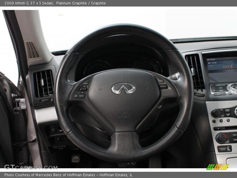 Platinum Graphite / Graphite 2009 Infiniti G 37 x S Sedan