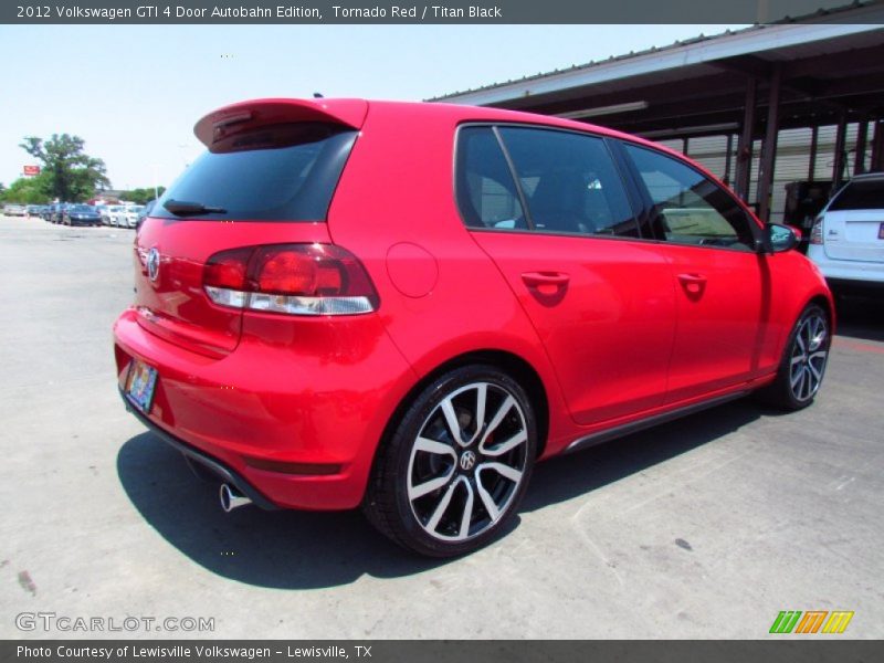 Tornado Red / Titan Black 2012 Volkswagen GTI 4 Door Autobahn Edition