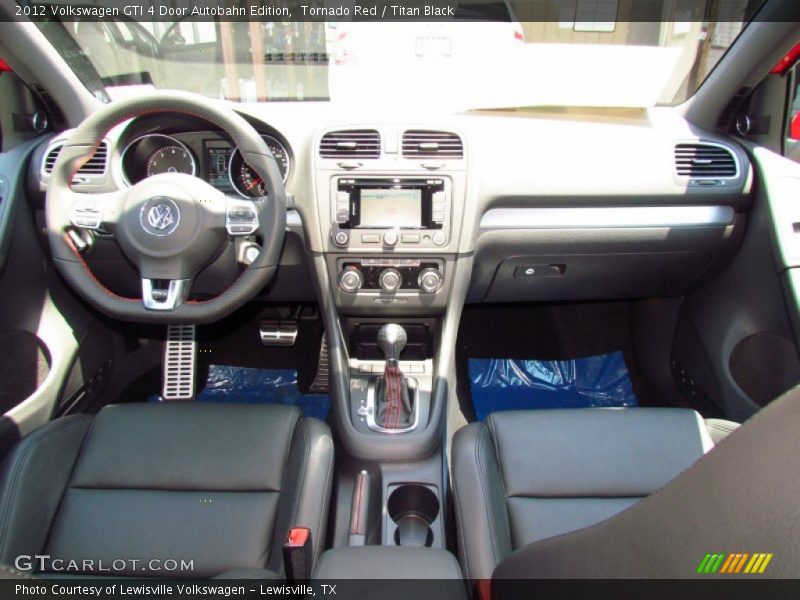 Tornado Red / Titan Black 2012 Volkswagen GTI 4 Door Autobahn Edition