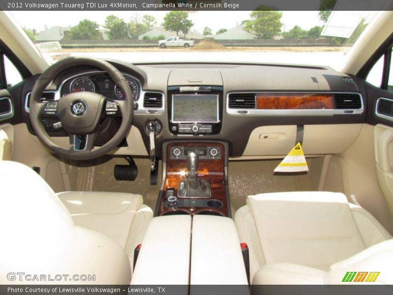 Campanella White / Cornsilk Beige 2012 Volkswagen Touareg TDI Lux 4XMotion