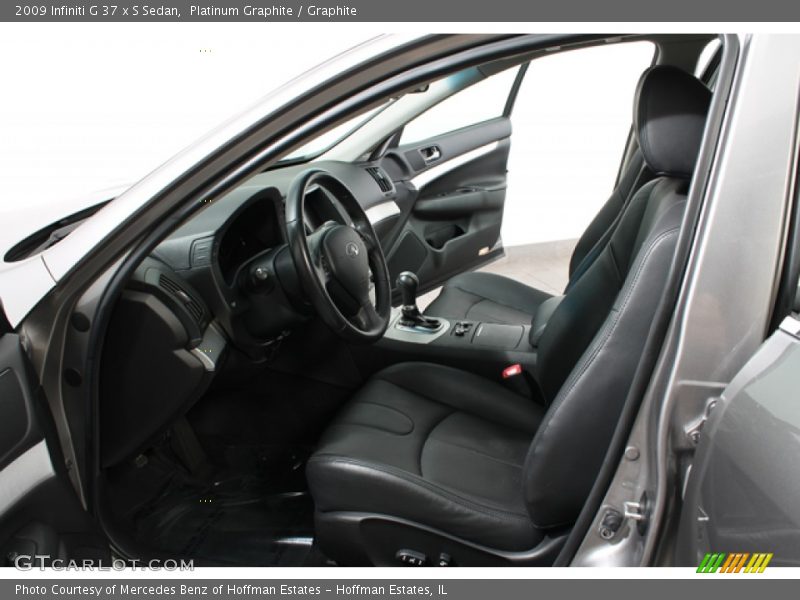 Platinum Graphite / Graphite 2009 Infiniti G 37 x S Sedan