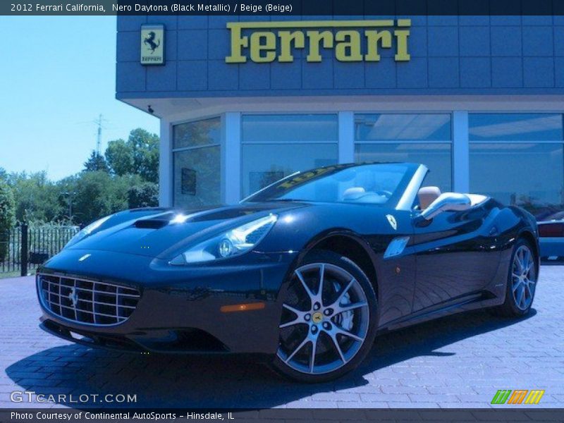 Nero Daytona (Black Metallic) / Beige (Beige) 2012 Ferrari California