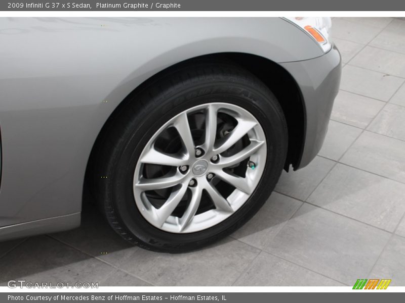 Platinum Graphite / Graphite 2009 Infiniti G 37 x S Sedan