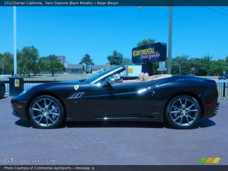 Nero Daytona (Black Metallic) / Beige (Beige) 2012 Ferrari California