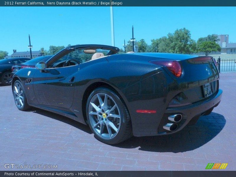 Nero Daytona (Black Metallic) / Beige (Beige) 2012 Ferrari California