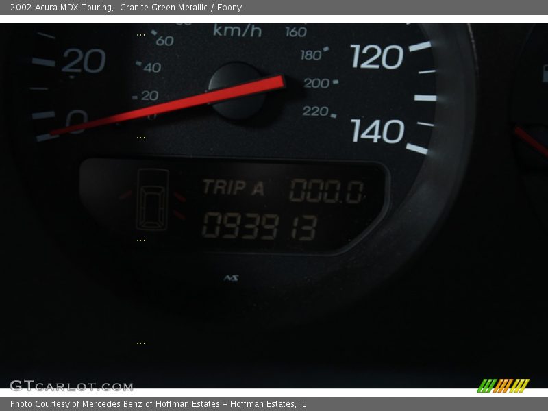 Granite Green Metallic / Ebony 2002 Acura MDX Touring