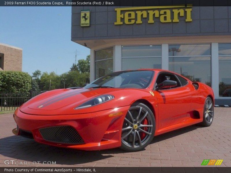 Front 3/4 View of 2009 F430 Scuderia Coupe
