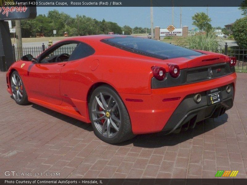 Rosso Scuderia (Red) / Black 2009 Ferrari F430 Scuderia Coupe