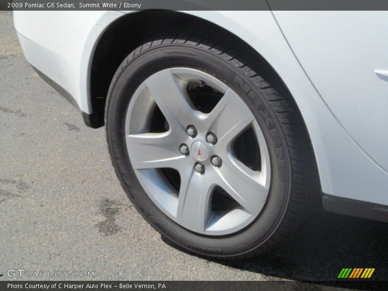 Summit White / Ebony 2009 Pontiac G6 Sedan