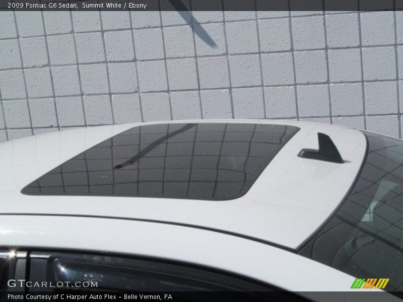 Summit White / Ebony 2009 Pontiac G6 Sedan