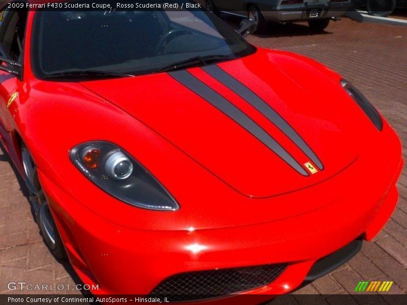 Rosso Scuderia (Red) / Black 2009 Ferrari F430 Scuderia Coupe