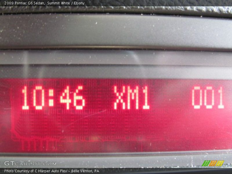 Summit White / Ebony 2009 Pontiac G6 Sedan