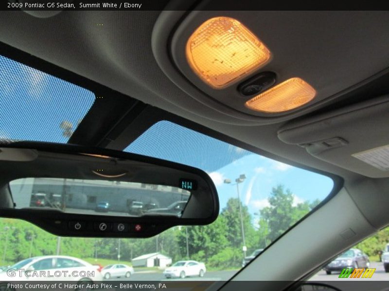 Summit White / Ebony 2009 Pontiac G6 Sedan