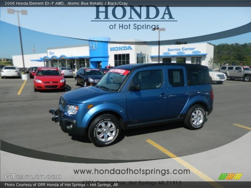 Atomic Blue Metallic / Black/Gray 2006 Honda Element EX-P AWD