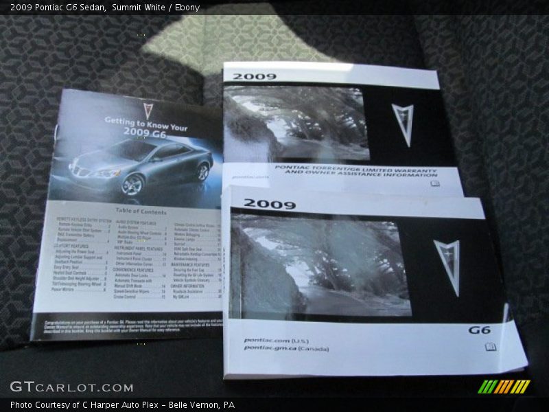 Books/Manuals of 2009 G6 Sedan