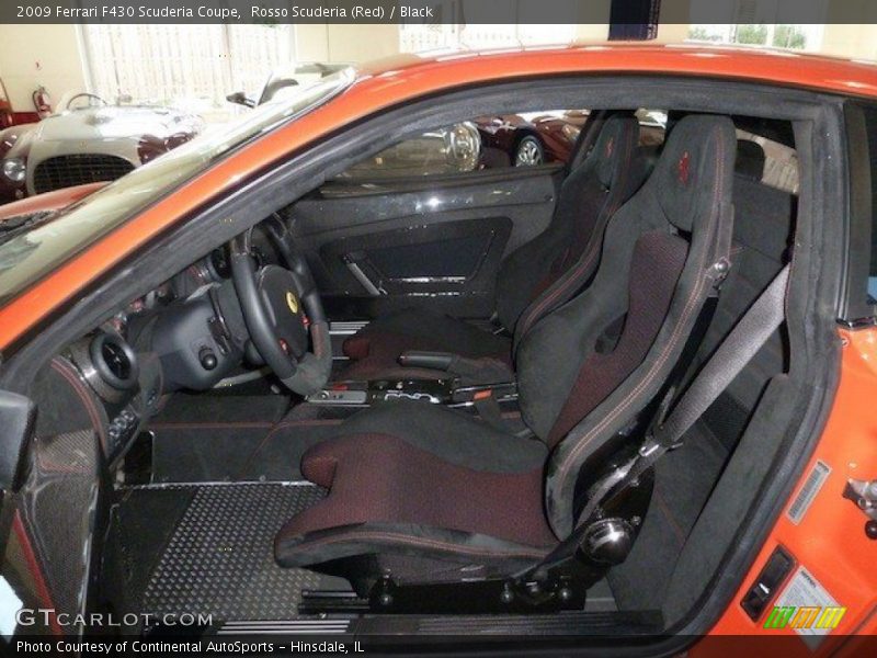  2009 F430 Scuderia Coupe Black Interior