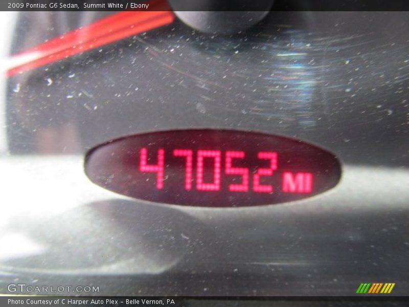 Summit White / Ebony 2009 Pontiac G6 Sedan