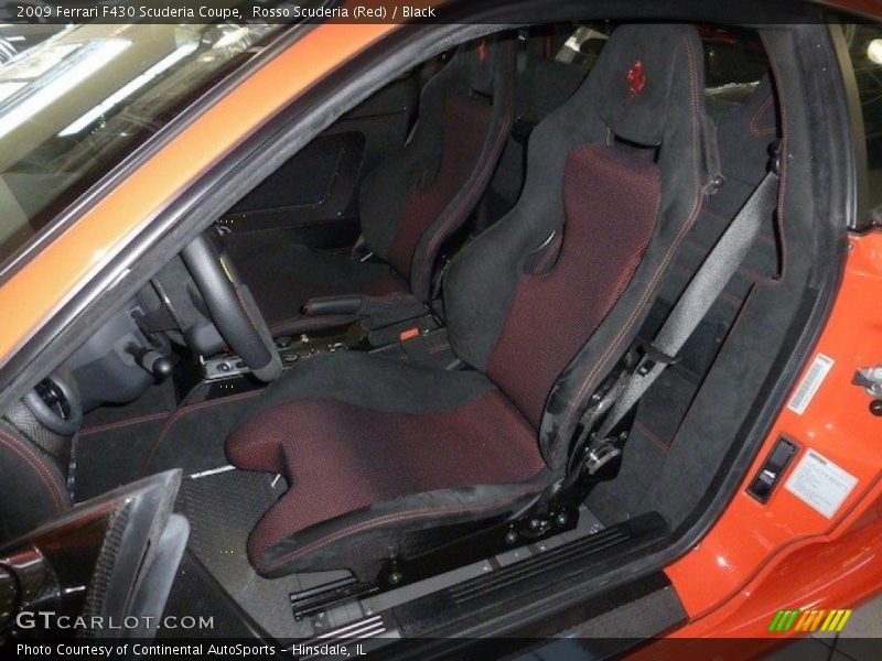 Front Seat of 2009 F430 Scuderia Coupe
