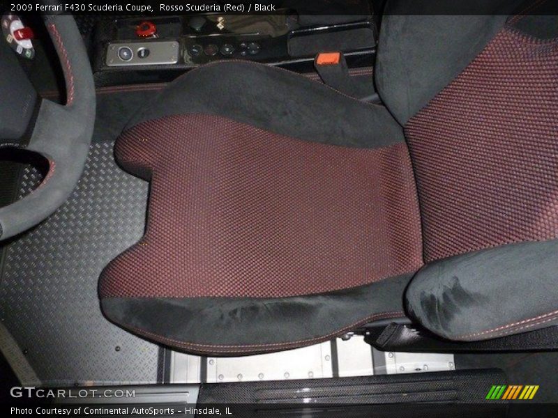 Rosso Scuderia (Red) / Black 2009 Ferrari F430 Scuderia Coupe