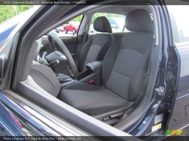 Imperial Blue Metallic / Titanium 2011 Chevrolet Malibu LT