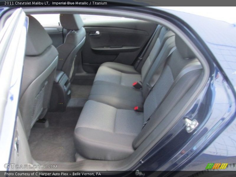 Imperial Blue Metallic / Titanium 2011 Chevrolet Malibu LT