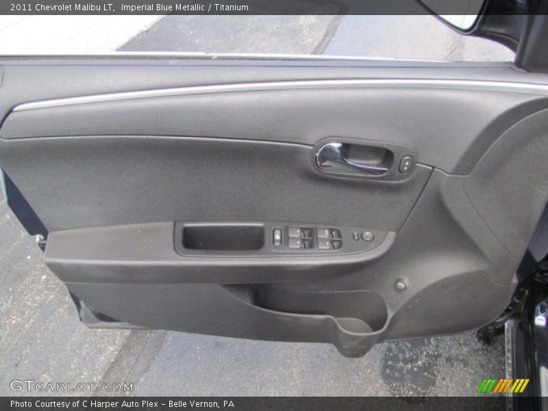 Imperial Blue Metallic / Titanium 2011 Chevrolet Malibu LT