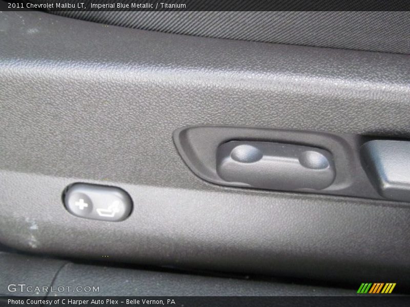 Imperial Blue Metallic / Titanium 2011 Chevrolet Malibu LT