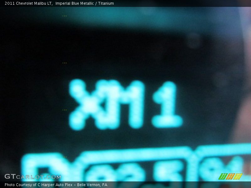 Imperial Blue Metallic / Titanium 2011 Chevrolet Malibu LT