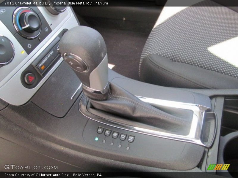 Imperial Blue Metallic / Titanium 2011 Chevrolet Malibu LT