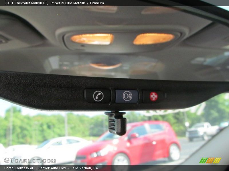 Imperial Blue Metallic / Titanium 2011 Chevrolet Malibu LT