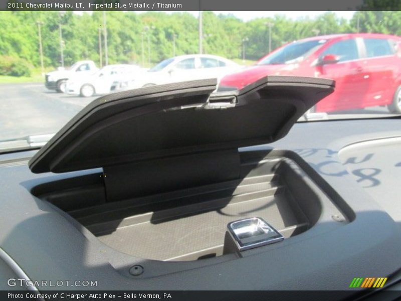 Imperial Blue Metallic / Titanium 2011 Chevrolet Malibu LT