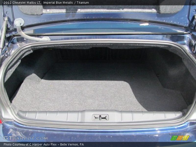 Imperial Blue Metallic / Titanium 2011 Chevrolet Malibu LT