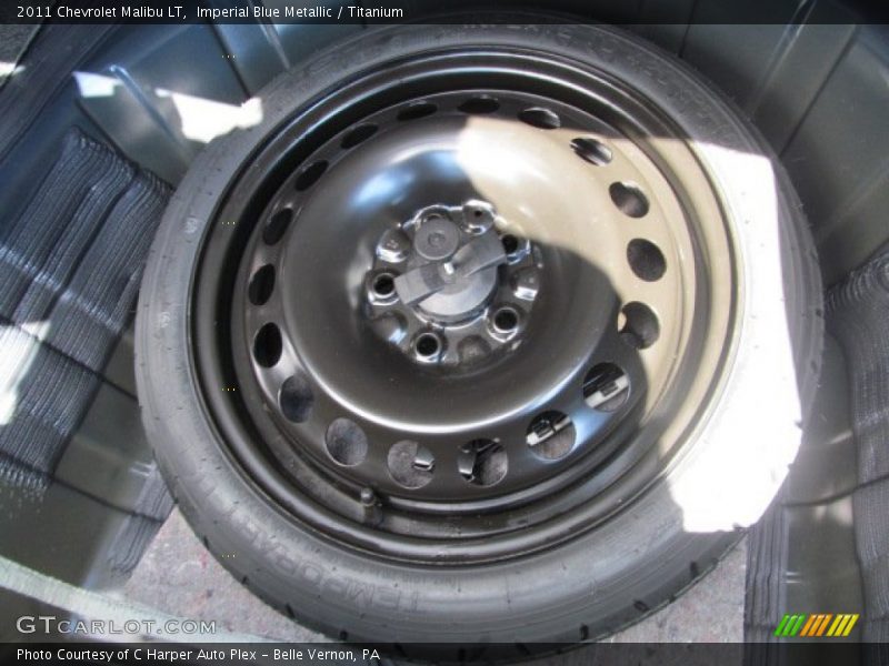 Imperial Blue Metallic / Titanium 2011 Chevrolet Malibu LT
