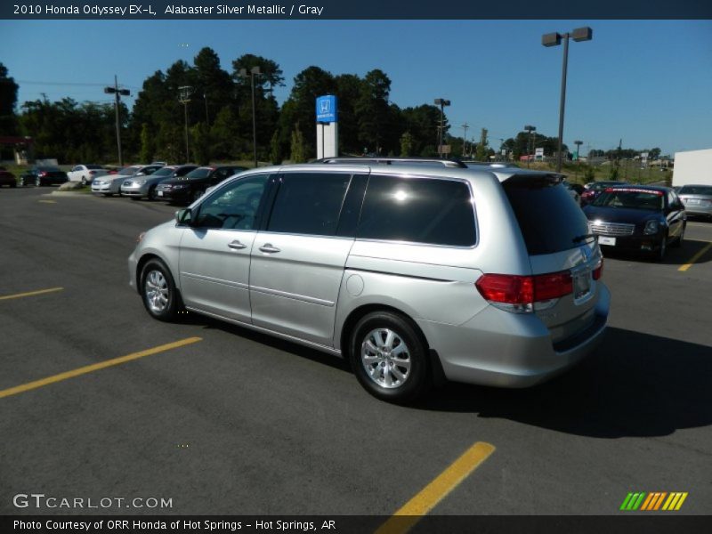 Alabaster Silver Metallic / Gray 2010 Honda Odyssey EX-L