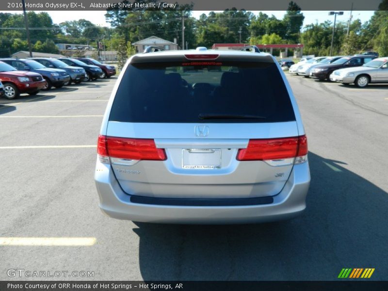 Alabaster Silver Metallic / Gray 2010 Honda Odyssey EX-L