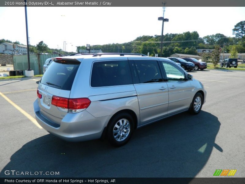 Alabaster Silver Metallic / Gray 2010 Honda Odyssey EX-L