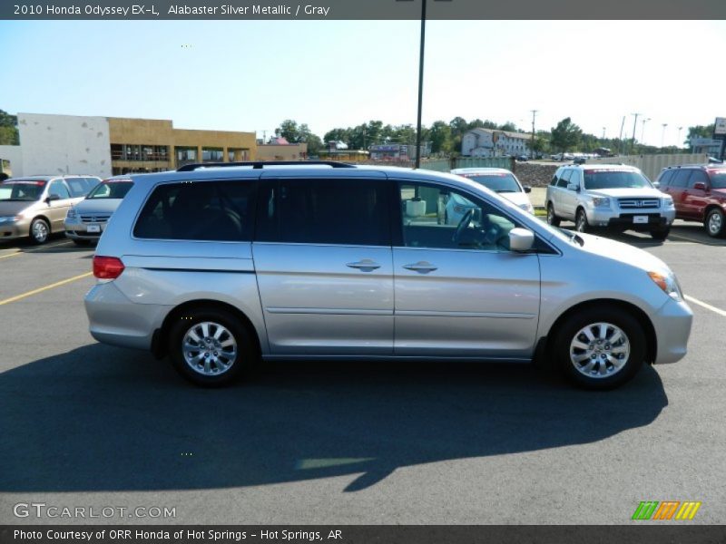 Alabaster Silver Metallic / Gray 2010 Honda Odyssey EX-L