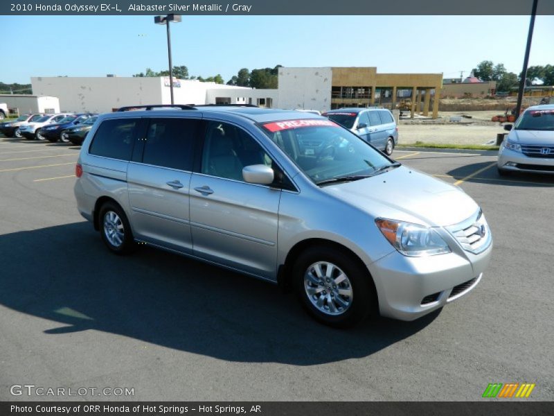 Alabaster Silver Metallic / Gray 2010 Honda Odyssey EX-L