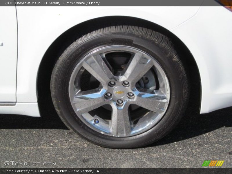 Summit White / Ebony 2010 Chevrolet Malibu LT Sedan