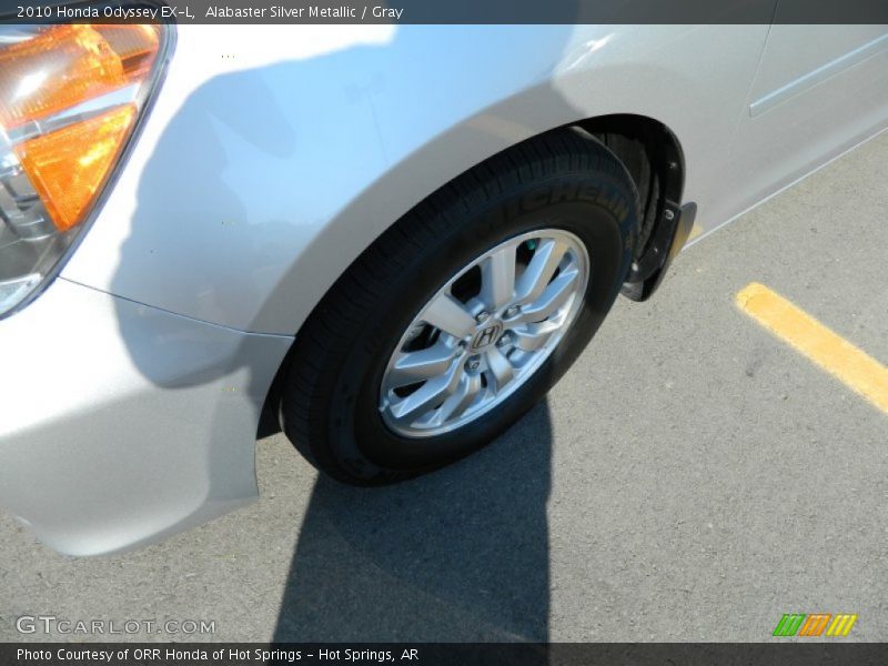 Alabaster Silver Metallic / Gray 2010 Honda Odyssey EX-L