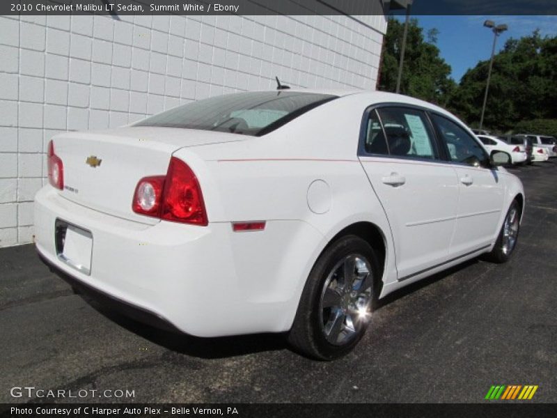 Summit White / Ebony 2010 Chevrolet Malibu LT Sedan