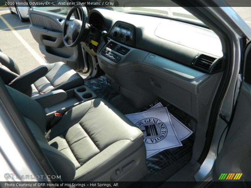 Alabaster Silver Metallic / Gray 2010 Honda Odyssey EX-L