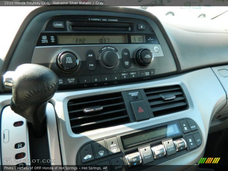 Alabaster Silver Metallic / Gray 2010 Honda Odyssey EX-L