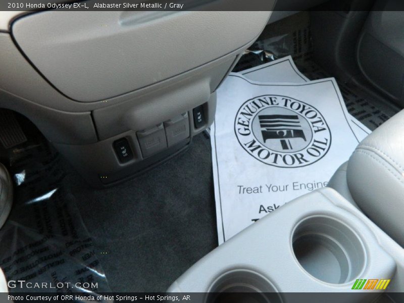 Alabaster Silver Metallic / Gray 2010 Honda Odyssey EX-L