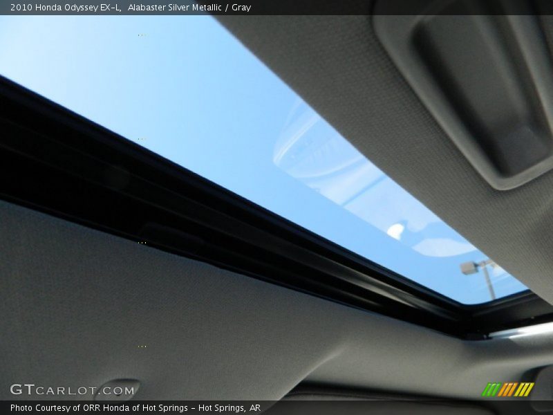 Alabaster Silver Metallic / Gray 2010 Honda Odyssey EX-L