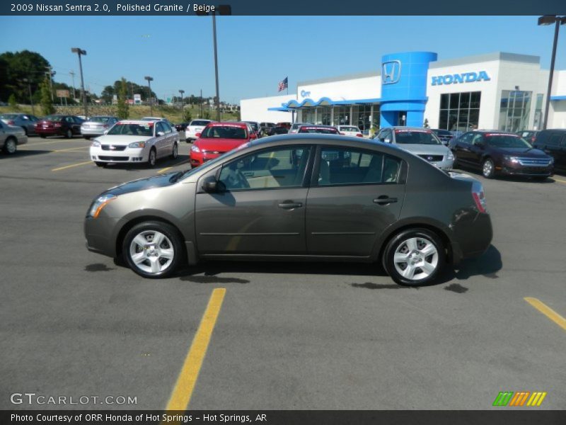 Polished Granite / Beige 2009 Nissan Sentra 2.0