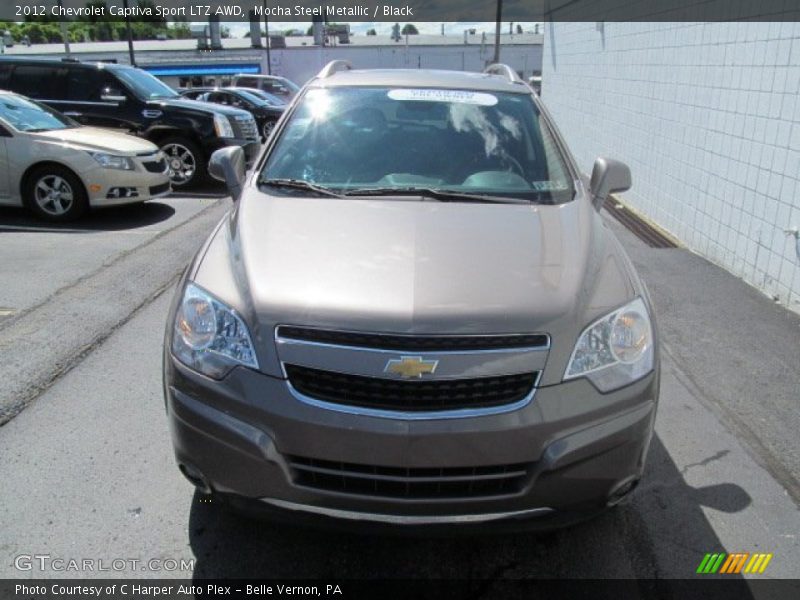 Mocha Steel Metallic / Black 2012 Chevrolet Captiva Sport LTZ AWD