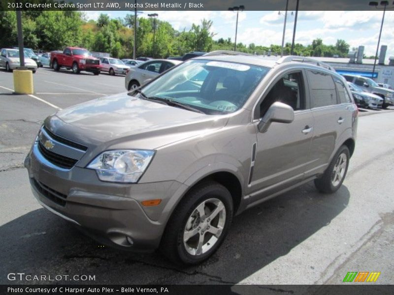 Mocha Steel Metallic / Black 2012 Chevrolet Captiva Sport LTZ AWD